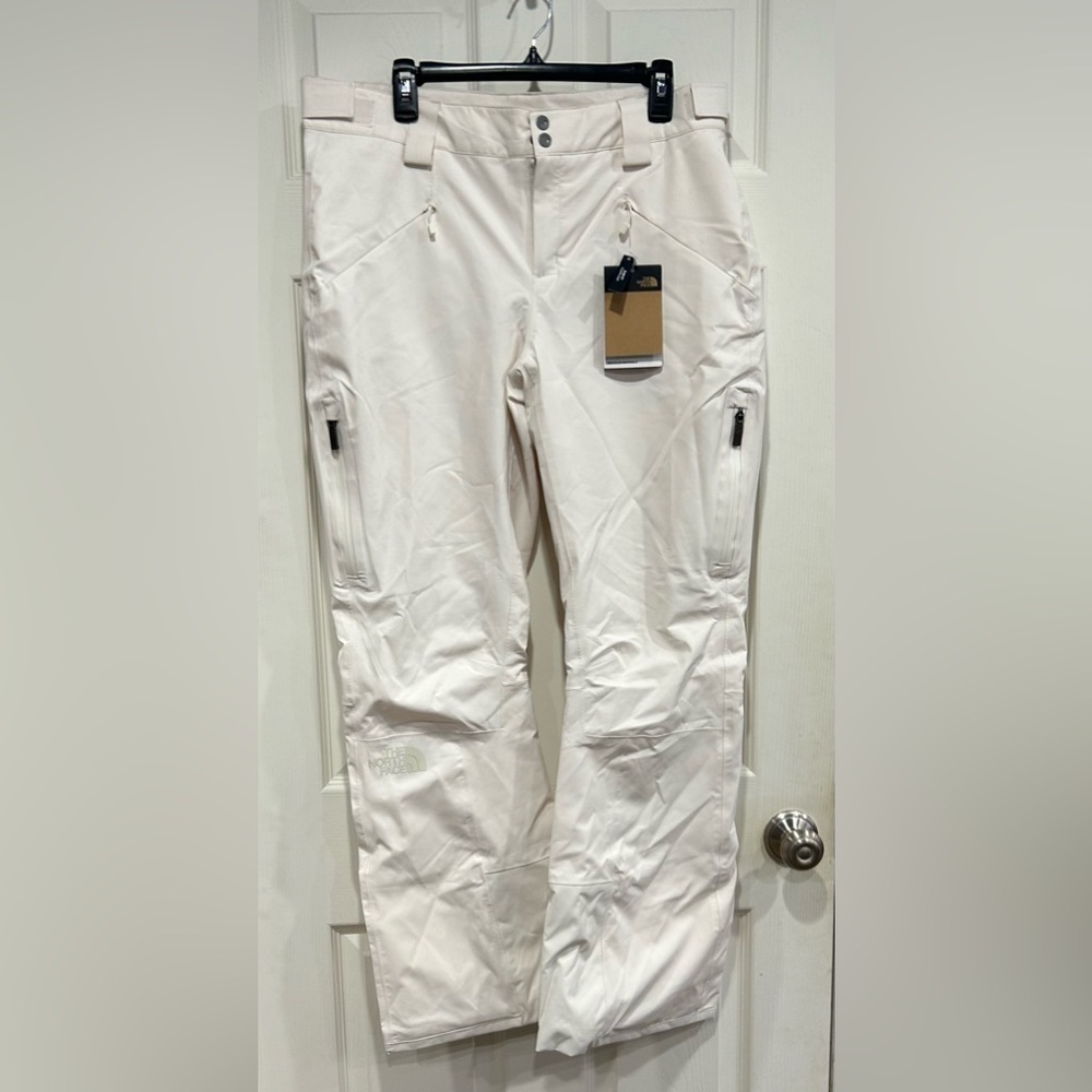 The North Face Women's XL Lenado Snow Pants Cream NWT Ski Snowboard